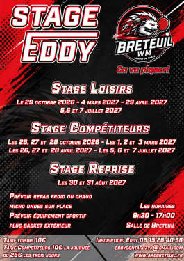 STAGES COMPETITEURS OCTOBRE