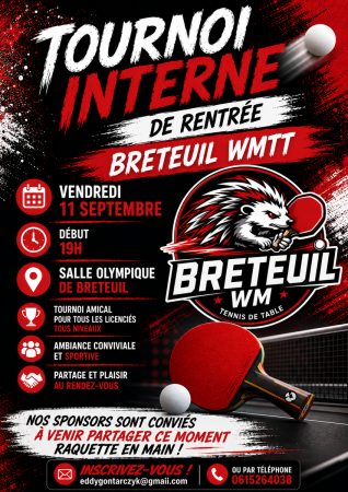 TOURNOI DE RENTREE
